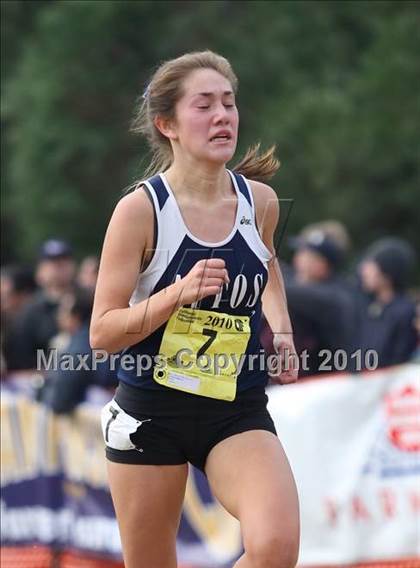 Thumbnail 2 in CIF State Cross Country Championships (D3 Girls) photogallery.