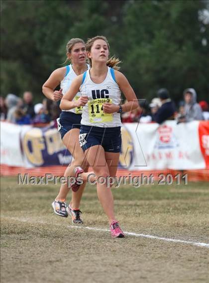 Thumbnail 2 in CIF State Cross Country Championships (D3 Girls) photogallery.