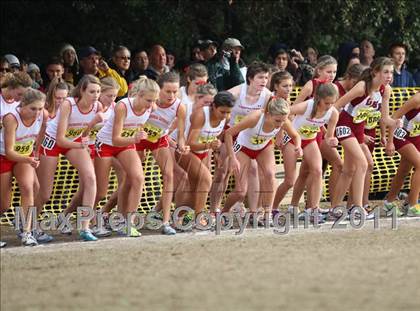 Thumbnail 3 in CIF State Cross Country Championships (D3 Girls) photogallery.