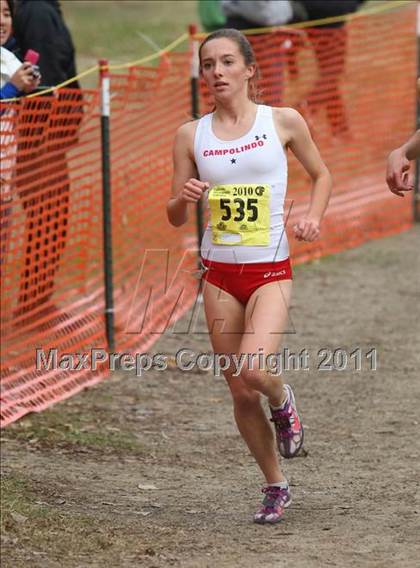 Thumbnail 3 in CIF State Cross Country Championships (D3 Girls) photogallery.