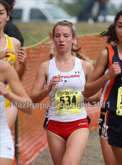 Thumbnail 2 in CIF State Cross Country Championships (D3 Girls) photogallery.