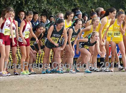 Thumbnail 2 in CIF State Cross Country Championships (D3 Girls) photogallery.
