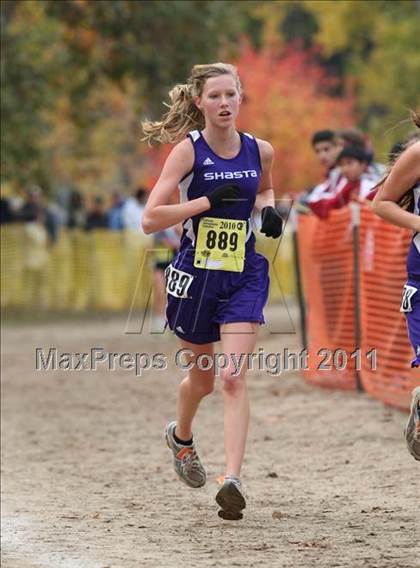 Thumbnail 1 in CIF State Cross Country Championships (D3 Girls) photogallery.