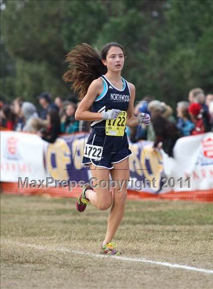 Thumbnail 1 in CIF State Cross Country Championships (D3 Girls) photogallery.