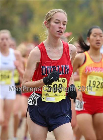 Thumbnail 2 in CIF State Cross Country Championships (D3 Girls) photogallery.