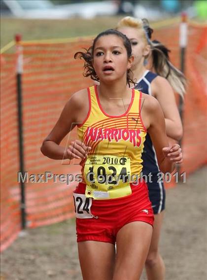 Thumbnail 2 in CIF State Cross Country Championships (D3 Girls) photogallery.