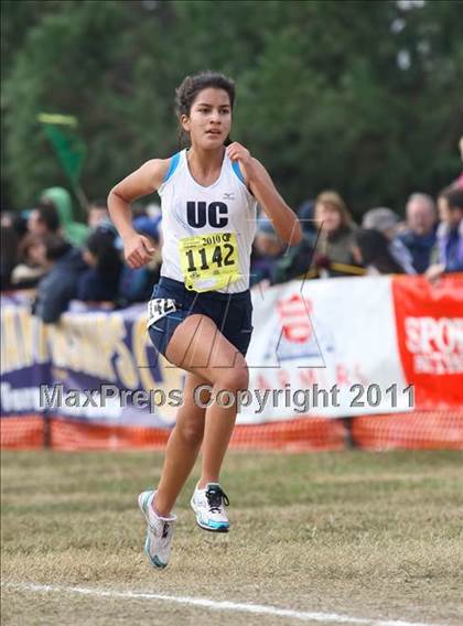 Thumbnail 1 in CIF State Cross Country Championships (D3 Girls) photogallery.