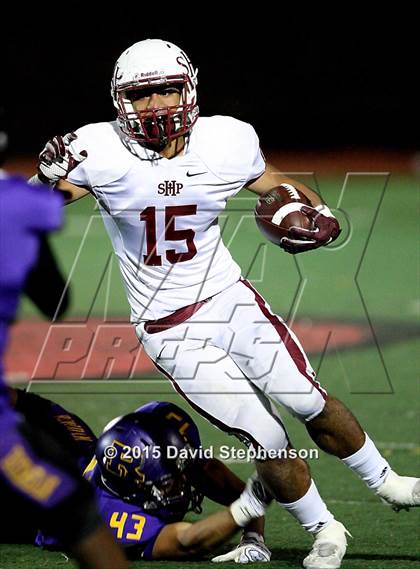 Thumbnail 2 in Archbishop Riordan vs. Sacred Heart Prep (CIF CCS D3 Final) photogallery.