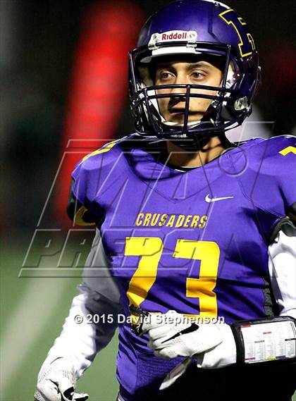 Thumbnail 2 in Archbishop Riordan vs. Sacred Heart Prep (CIF CCS D3 Final) photogallery.
