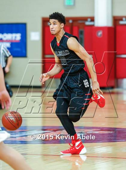 Thumbnail 3 in Basha vs Salesian (Hoophall West Invitational) photogallery.