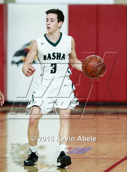 Thumbnail 2 in Basha vs Salesian (Hoophall West Invitational) photogallery.