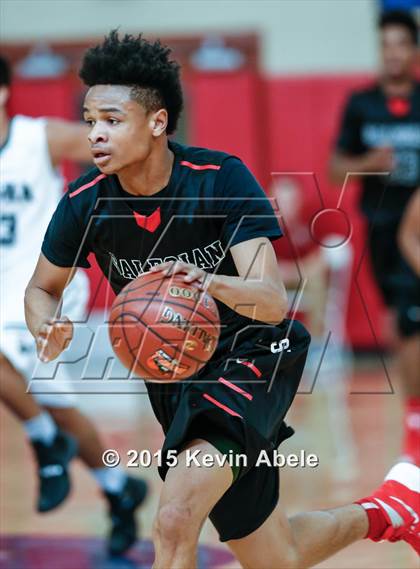 Thumbnail 2 in Basha vs Salesian (Hoophall West Invitational) photogallery.