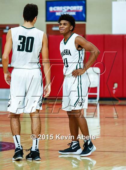Thumbnail 2 in Basha vs Salesian (Hoophall West Invitational) photogallery.