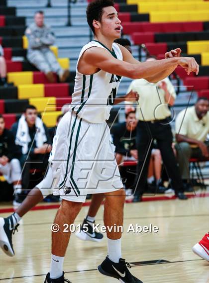 Thumbnail 1 in Basha vs Salesian (Hoophall West Invitational) photogallery.
