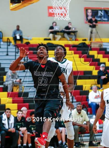 Thumbnail 3 in Basha vs Salesian (Hoophall West Invitational) photogallery.