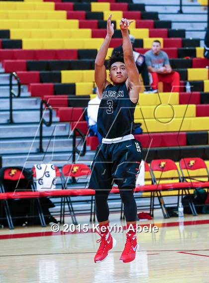 Thumbnail 3 in Basha vs Salesian (Hoophall West Invitational) photogallery.