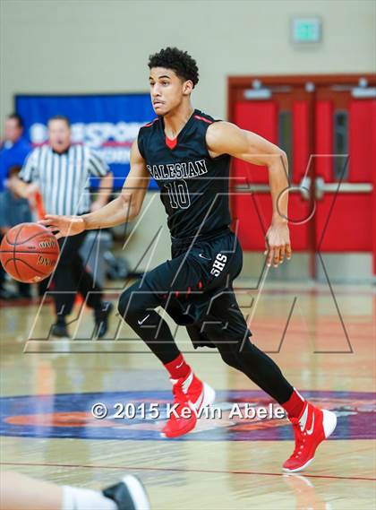 Thumbnail 1 in Basha vs Salesian (Hoophall West Invitational) photogallery.