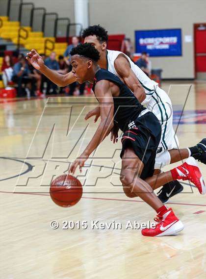 Thumbnail 1 in Basha vs Salesian (Hoophall West Invitational) photogallery.