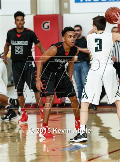 Thumbnail 3 in Basha vs Salesian (Hoophall West Invitational) photogallery.