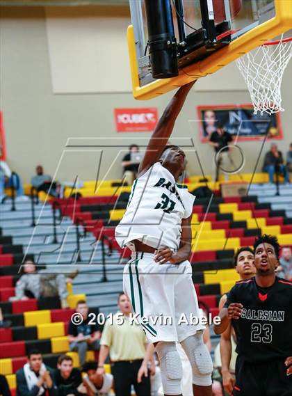 Thumbnail 1 in Basha vs Salesian (Hoophall West Invitational) photogallery.