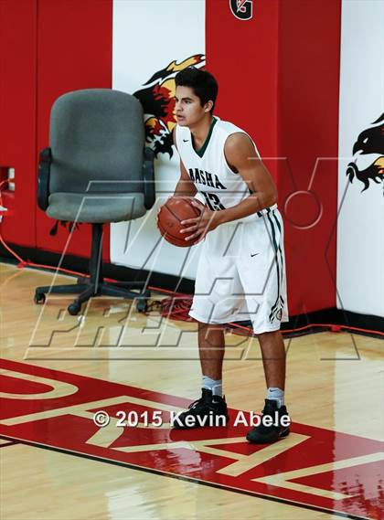 Thumbnail 3 in Basha vs Salesian (Hoophall West Invitational) photogallery.