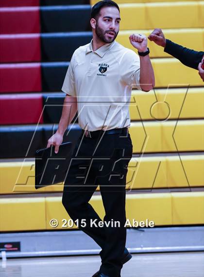 Thumbnail 1 in Basha vs Salesian (Hoophall West Invitational) photogallery.