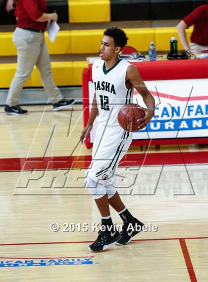 Thumbnail 1 in Basha vs Salesian (Hoophall West Invitational) photogallery.