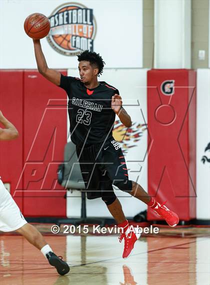 Thumbnail 1 in Basha vs Salesian (Hoophall West Invitational) photogallery.