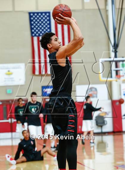 Thumbnail 1 in Basha vs Salesian (Hoophall West Invitational) photogallery.