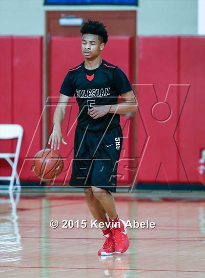 Thumbnail 3 in Basha vs Salesian (Hoophall West Invitational) photogallery.