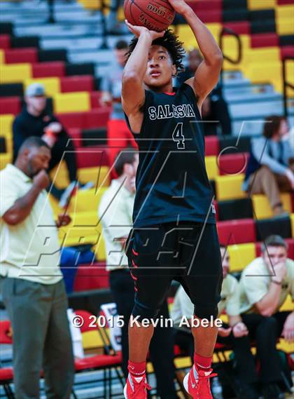 Thumbnail 1 in Basha vs Salesian (Hoophall West Invitational) photogallery.