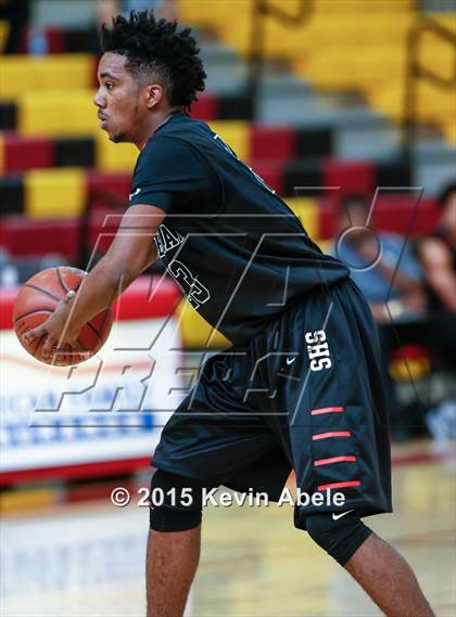 Thumbnail 3 in Basha vs Salesian (Hoophall West Invitational) photogallery.