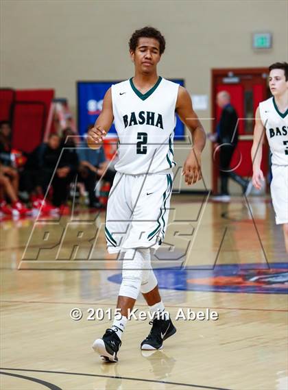 Thumbnail 3 in Basha vs Salesian (Hoophall West Invitational) photogallery.