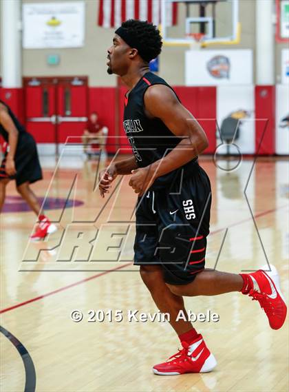 Thumbnail 2 in Basha vs Salesian (Hoophall West Invitational) photogallery.