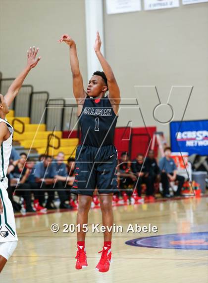 Thumbnail 3 in Basha vs Salesian (Hoophall West Invitational) photogallery.