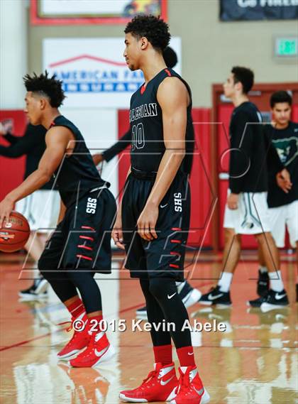 Thumbnail 3 in Basha vs Salesian (Hoophall West Invitational) photogallery.