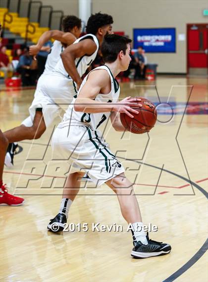 Thumbnail 2 in Basha vs Salesian (Hoophall West Invitational) photogallery.