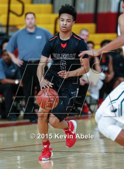 Thumbnail 3 in Basha vs Salesian (Hoophall West Invitational) photogallery.