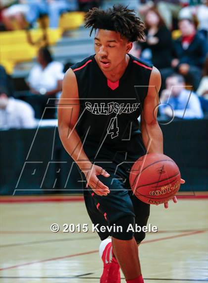Thumbnail 3 in Basha vs Salesian (Hoophall West Invitational) photogallery.