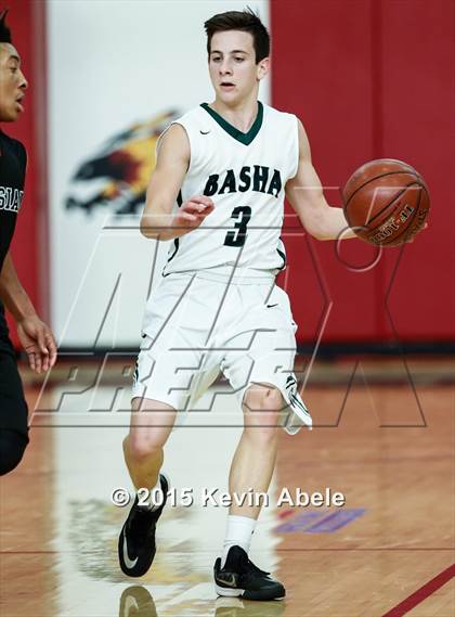 Thumbnail 3 in Basha vs Salesian (Hoophall West Invitational) photogallery.