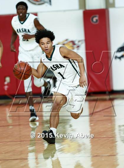 Thumbnail 3 in Basha vs Salesian (Hoophall West Invitational) photogallery.
