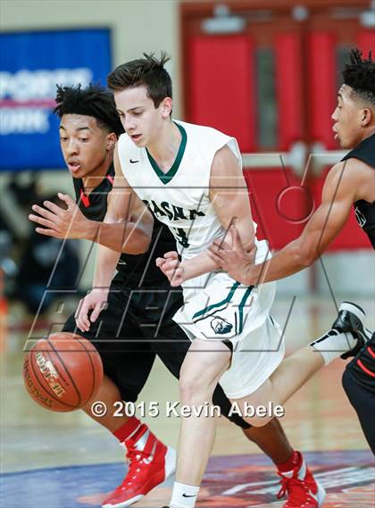 Thumbnail 3 in Basha vs Salesian (Hoophall West Invitational) photogallery.