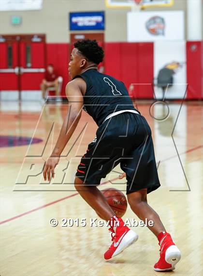 Thumbnail 1 in Basha vs Salesian (Hoophall West Invitational) photogallery.