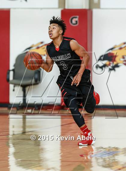 Thumbnail 2 in Basha vs Salesian (Hoophall West Invitational) photogallery.