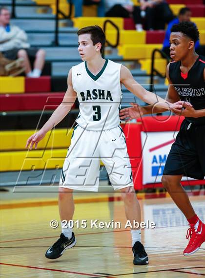 Thumbnail 3 in Basha vs Salesian (Hoophall West Invitational) photogallery.