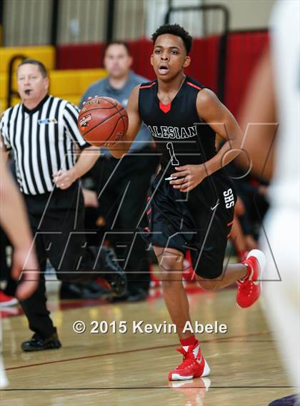 Thumbnail 3 in Basha vs Salesian (Hoophall West Invitational) photogallery.