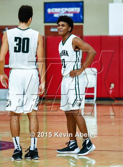 Thumbnail 1 in Basha vs Salesian (Hoophall West Invitational) photogallery.