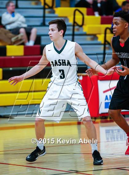 Thumbnail 1 in Basha vs Salesian (Hoophall West Invitational) photogallery.