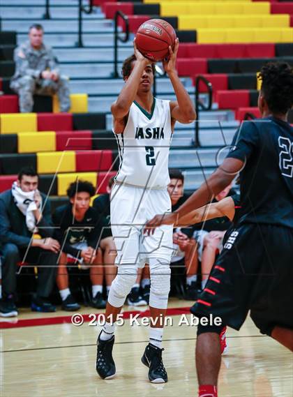 Thumbnail 3 in Basha vs Salesian (Hoophall West Invitational) photogallery.