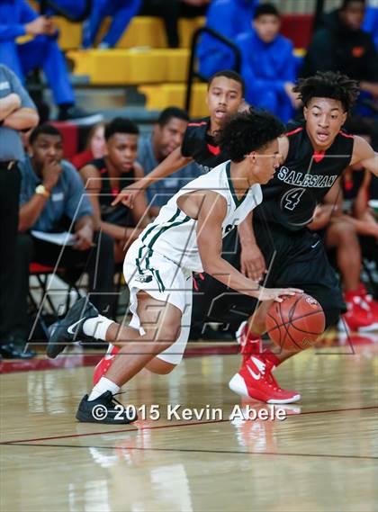 Thumbnail 1 in Basha vs Salesian (Hoophall West Invitational) photogallery.